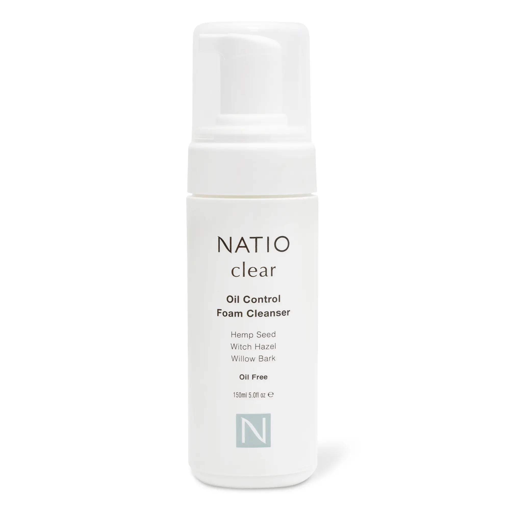 Clear Oil Control Foam Cleanser by Natio for Women - 5 oz Cleanser