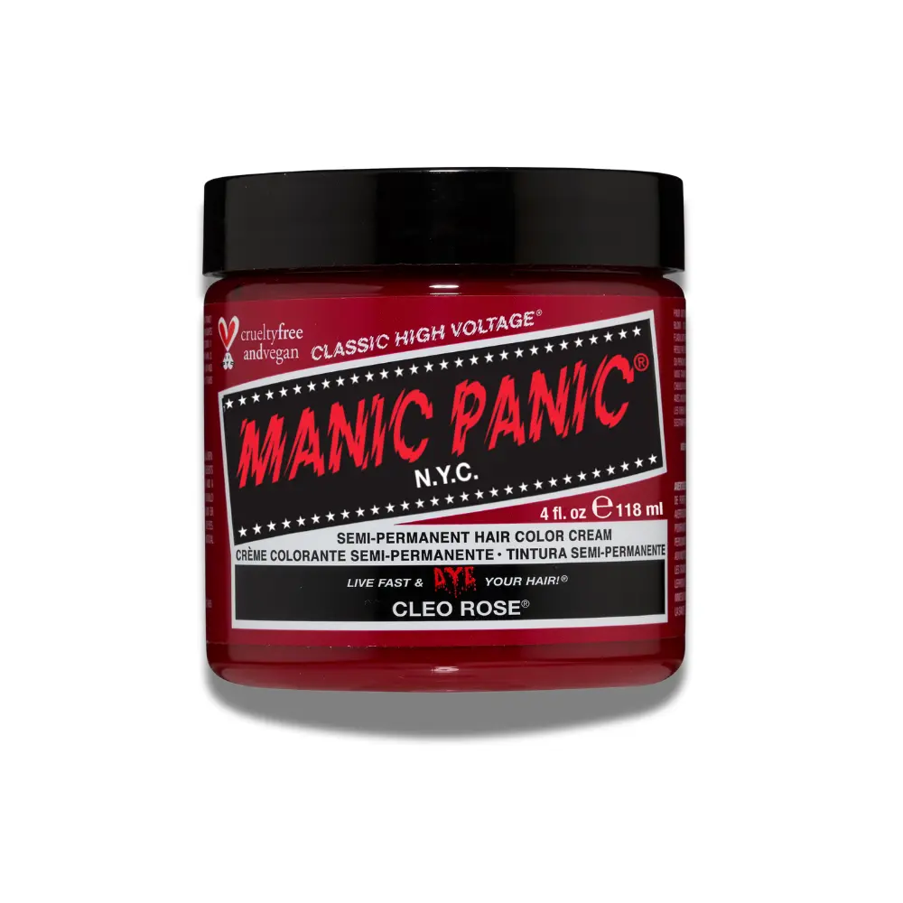 Cleo Rose® - Classic High Voltage® Bright Warm Magenta Semi-Permanent Hair Dye Hair Color Cream Temporary Hair Dye