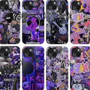 Jax The Purple Rabbit Digital Circus Smartphone Case - Cellphone Accessories for iPhone 11-17, Samsung S24-S26, Handheld Wireless Device Protection (Check Available Sizes)