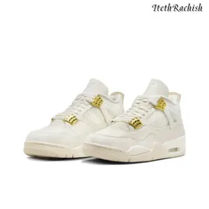 Replica metal gold comfortable running shoes, fashionable classic sports shoes, outdoor basketball shoes