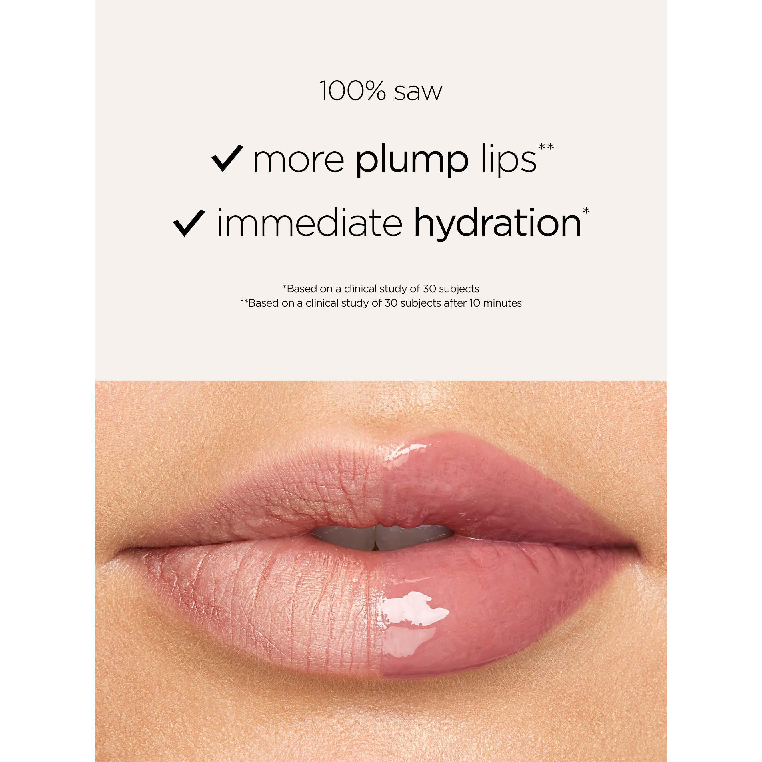 tarte maracuja juicy lip plump - glossy plump finish