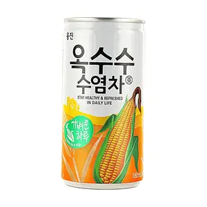 WOONGJIN Korean Corn Silk Tea 180ml - 0 Sugar 0 Fat 0 Calorie, Refreshing & Hydrating Beverage for Detox and Slimming