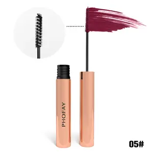 PHOFAY Colorful Mascara - 4ml Lengthening Volumizing Waterproof Formula for Enhanced Lash Volume and Color Intensity Bold Vibrant Look