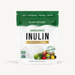 Plant of Life Organic Inulin Powder - Natural Food Ingredient in Powdered Form for Health and Culinary Uses