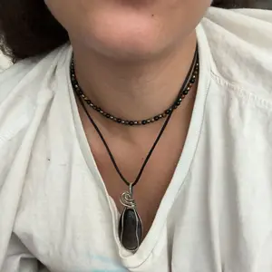 Triple Protection Beads Choker Necklace, Tiny Dainty Gemstone Beaded Necklace, Waterproof Crystal Beaded Choker, Dainty Minimalist Style for Women Handmade Adjustable, gift for her