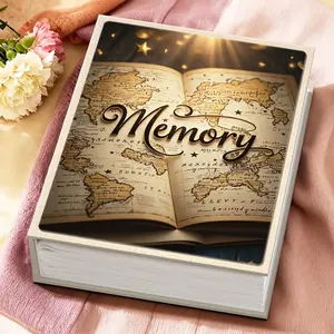 6 Inch Scrapbook Photo Album with 200 Pockets, Creative Flower Pattern Photo Album, Home Decor for Living Room Bedroom, Gift for Family