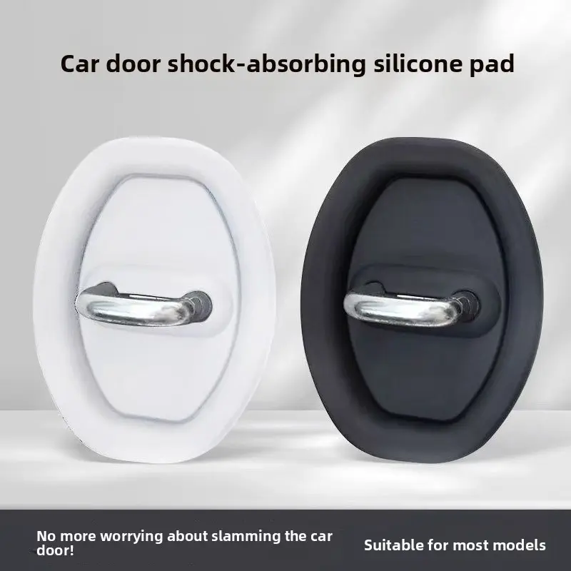 Auto Door Shock Absorbing Silicone Pad for Lock Cover, Latch Guard and Door Protector