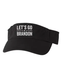Classy Let's Go Brandon Embroidered Visor Dad Hat