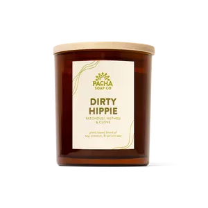 Dirty Hippie Candle | Patchouli, Nutmeg, Clove Earthy Candle