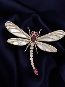 Vintage Dragonfly Brooch, Jacket Coat Bag Accessory, Anti-Slip Pin, Stylish and Functional Jewelry for Women, Jewellery
