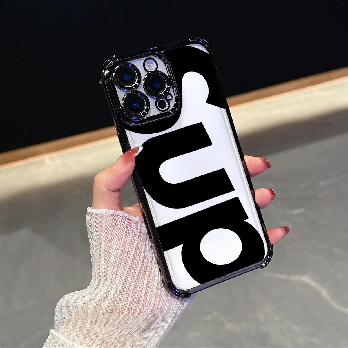 1 cool patterned phone case, electroplated four corner anti drop phone case, suitable for iPhone 17 Pro Max, compatible with iPhone 16/15/14/13/12/11/X/8/7, Accessories