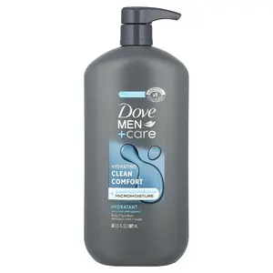 Dove Men + Care, Body and Face Wash, Clean Comfort , 30 fl oz (887 ml)