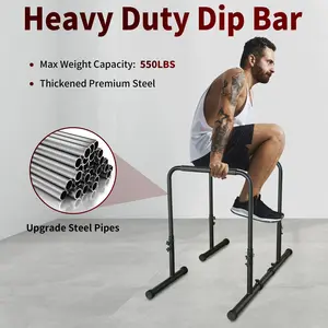 SAVEYOUR  -  Adjustable Height、Heavy Duty、Multi-Function Power Tower Dip Station | Adjustable Pull Up Bar Stand | All-In-One Home Fitness Training Equipment