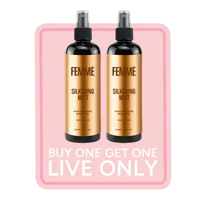 [Stormi Exclusive] Canvas  X Femme Hair Care Buy One Get One Silkening Mist Live Only Bundle