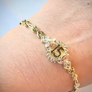 Quince Años Bracelet 14K Special Birthday Bracelet with Elegant Design and Durable Construction
