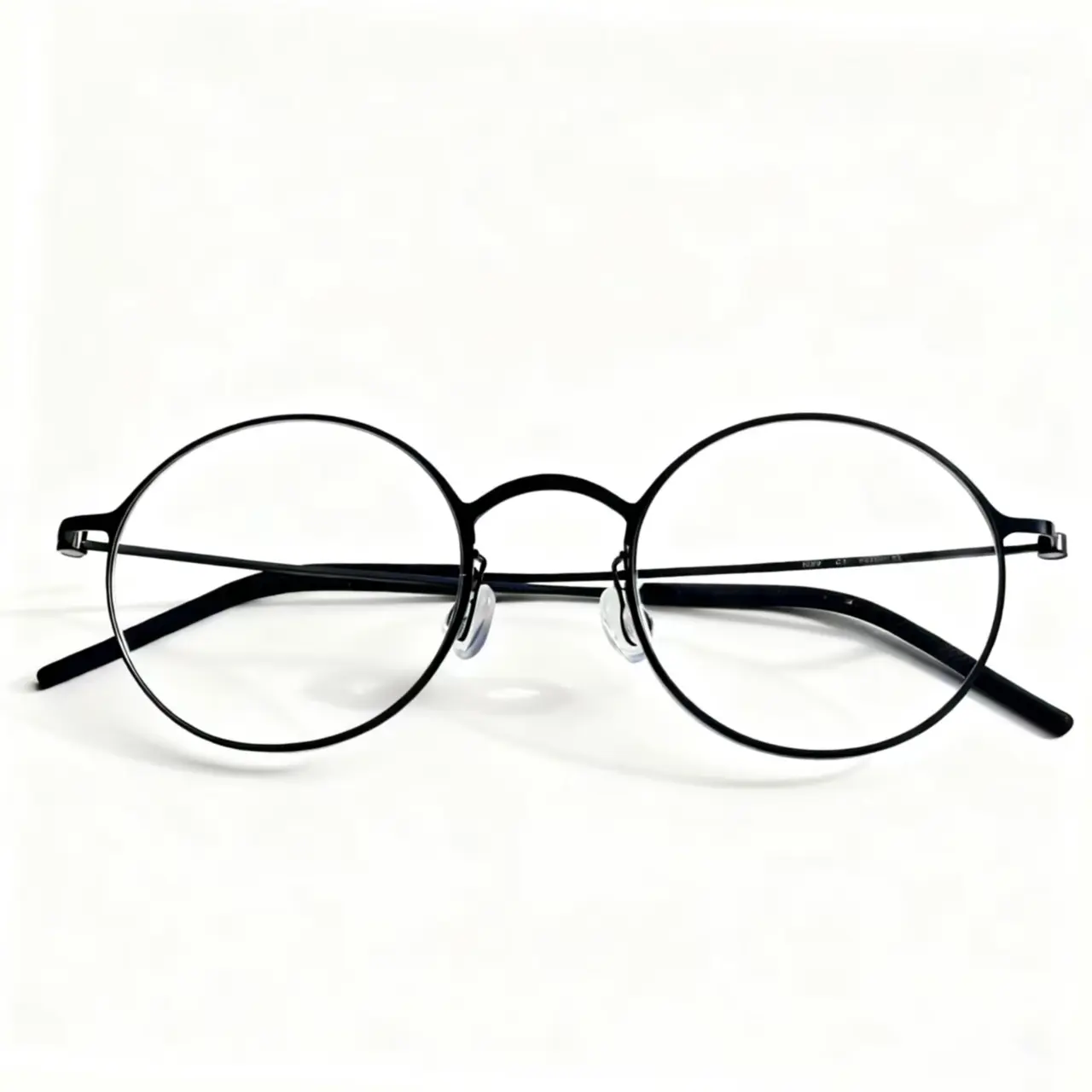 FIANPOR Ultralight Pure Titanium Round Frame Glasses