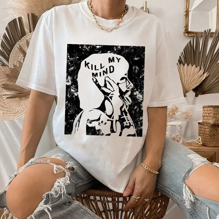 Kill My Mind Art Shirt, Louis Tomlinson Merch, One Direction Fan Gift Tee