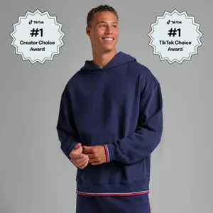 Comfrt | Laid Back Halo Lightweight Hoodie | Sporty Oversized Fit Fleece Summer Pullover Hoodie
