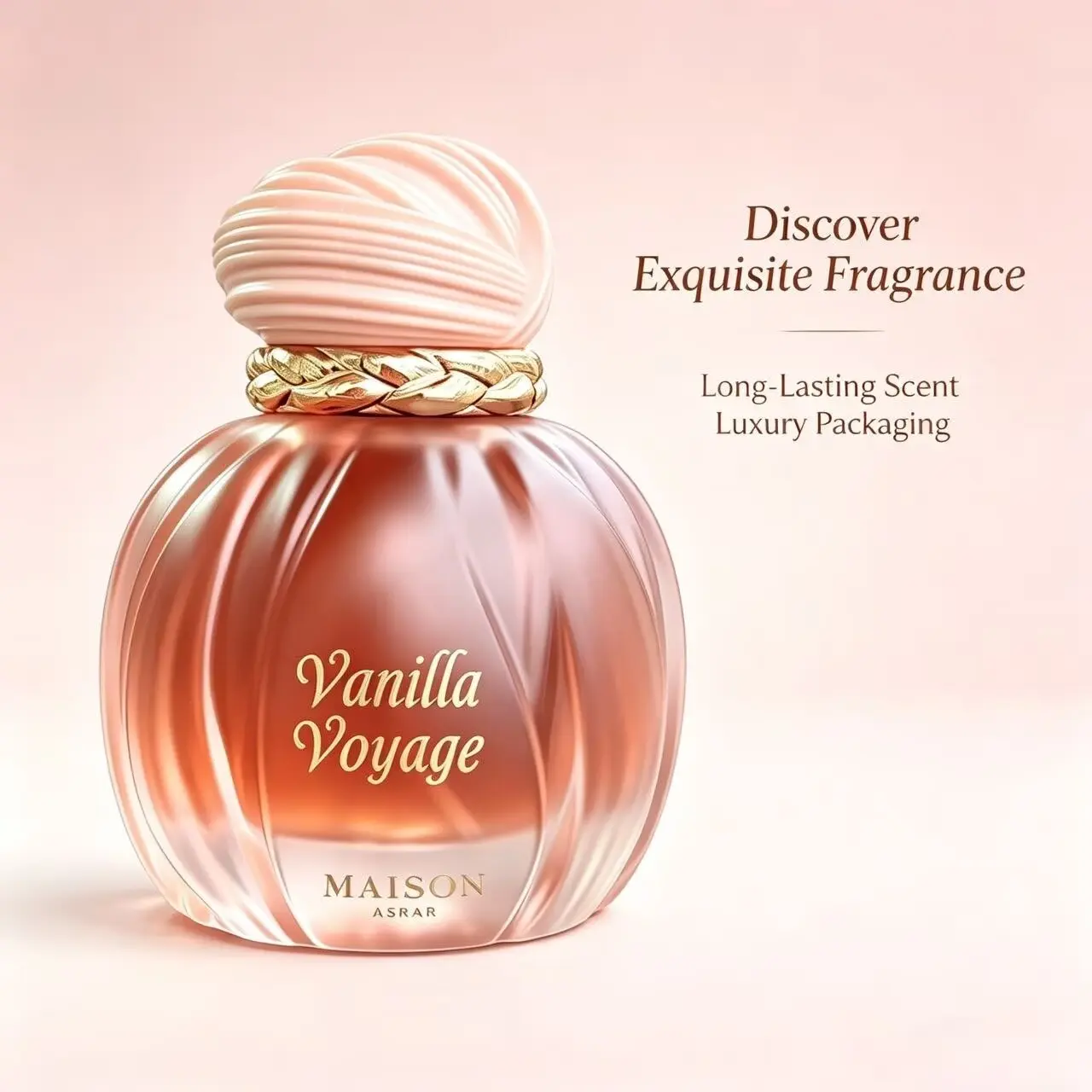 Vanilla Voyage Perfume 100ML Unisex, Sweet Jasmine Honey Gourmand, Long Lasting Floral Woody Fragrance, Gift for Her Him, Long Lasting Fragrances