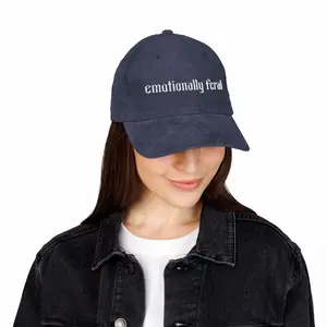Emotionally Feral Corduroy Hat