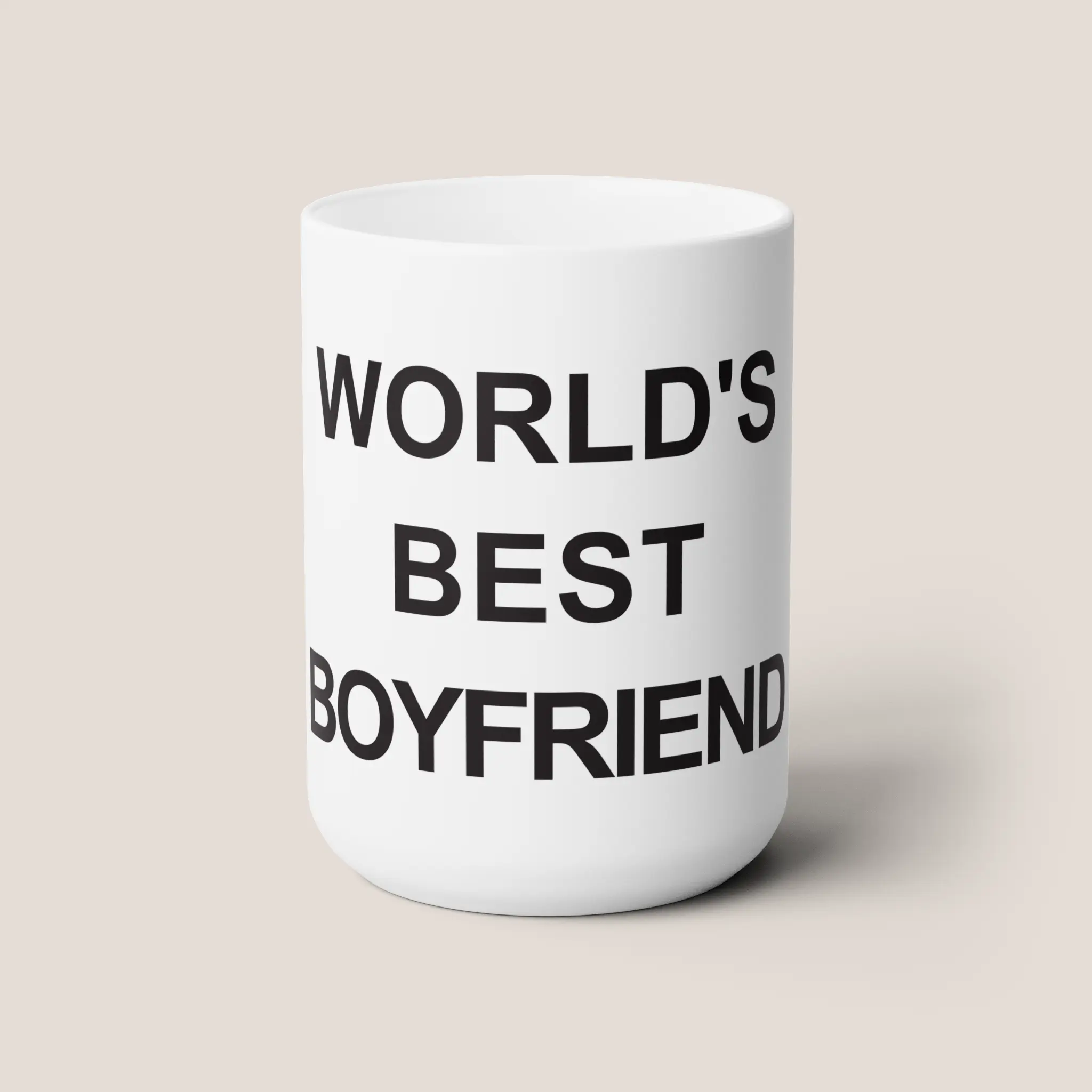 World's Best Boyfriend Mug, Funny Valentines Day Gift for Boyfriend, VDay Gift for BF, The Office Inspired Christmas/Birthday/Anniversary Gift for Him