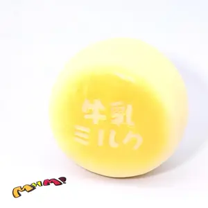 MHM Squishy  Milk Biscuit Slow Rebound Squishy Toy with Sticky Wet Soft Slow Bouncing Treats for Tactile Fun