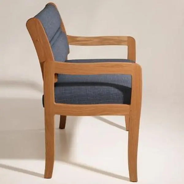 FixtureDisplays® Valley Three Seat Bariatric Chair w/Center Arms 1041997-NF