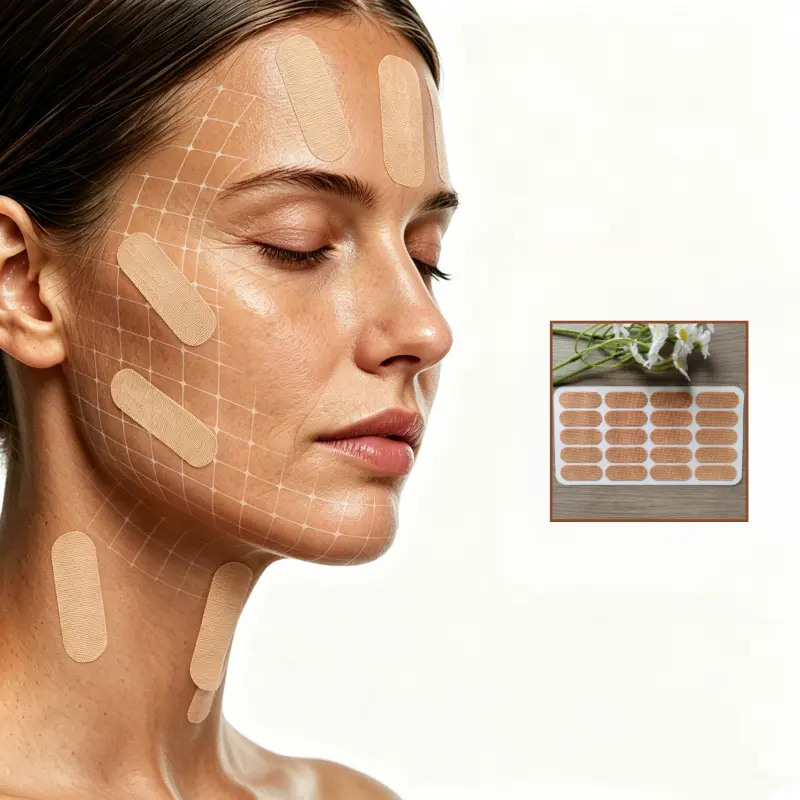 Overnight Face Lifting Tape – Smooth Fine Lines on Forehead, Crow’s Feet & Smile Lines, Skin-Friendly Hypoallergenic Wrinkle Patches, Wake Up to Firmer Skin, Ideal Gift for Skincare Lovers