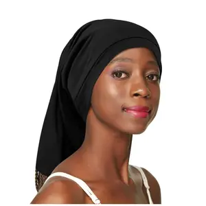 2026 New Handmade Hairnet Scarf 2-IN-1 Super Long Size Premium Silky Spandex Fast Wrapping Maintains Shine Eliminates Wraps Unisex Stylish Hair Protection