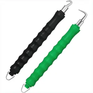 2 Pcs Automatic Rebar Tie Wire Twister, Rebar Tie Wire Twister Tool/Rebar Tie Tool,[Curved and Straight Hook] Rebar Wire Twister Tool