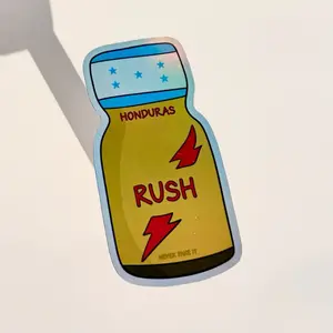 Honduras Popper Holographic Sticker