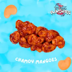 Flavoritos, Chamoy Mango Gummies- Sweet and Chili Candy Snack Bite Chewy
