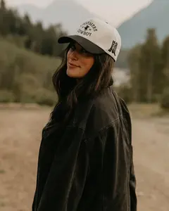 Cash Mere Cowboy Embroidered Baseball Cap