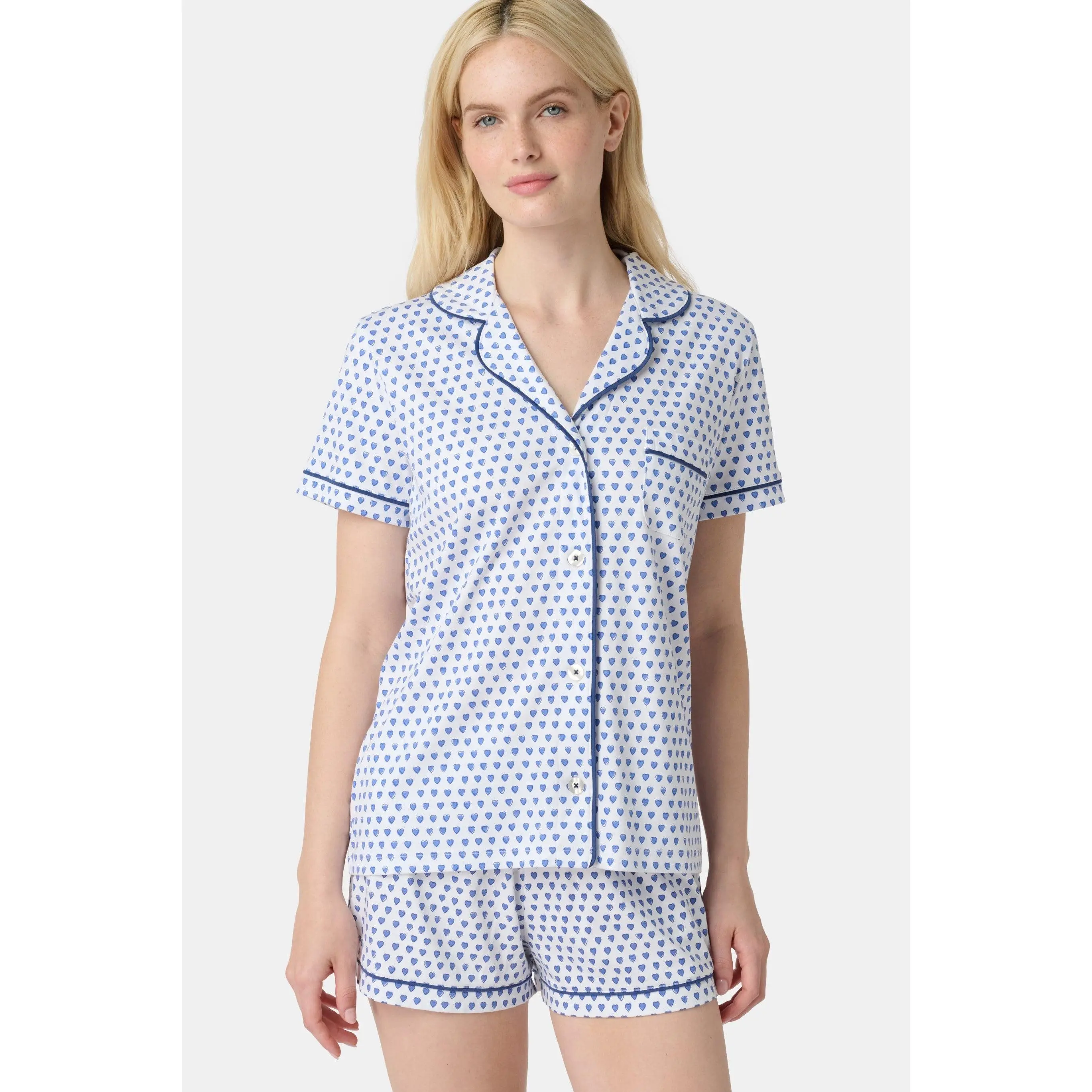 Hearts Polo Pajamas