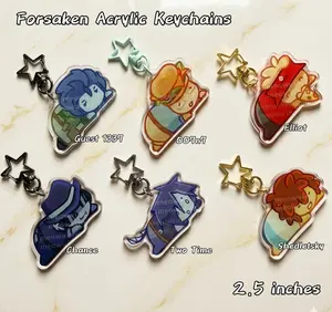 FORSAKEN Acrylic Keychain - Roblox 007n7 TwoTime Chance Shedletsky Guest1337 Elliot- Great For Daily Use Or As Thoughtful Little Gifts For Your Friends And Yourself