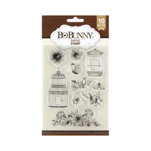 Vintage Birds Clear Stamps