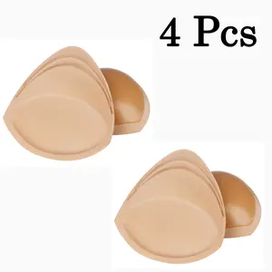 4Pcs Push Up Self-Adhesive Triangle Breast Lifter Pads - Pads & Enhancers with Removable and Reusable Design for Bikini Swimsuit and Backless Dresses - Enhance Your Cleavage and Confidence