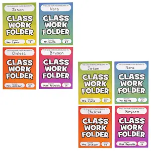 Bulk 48 Pc. Classwork Pocket Folders