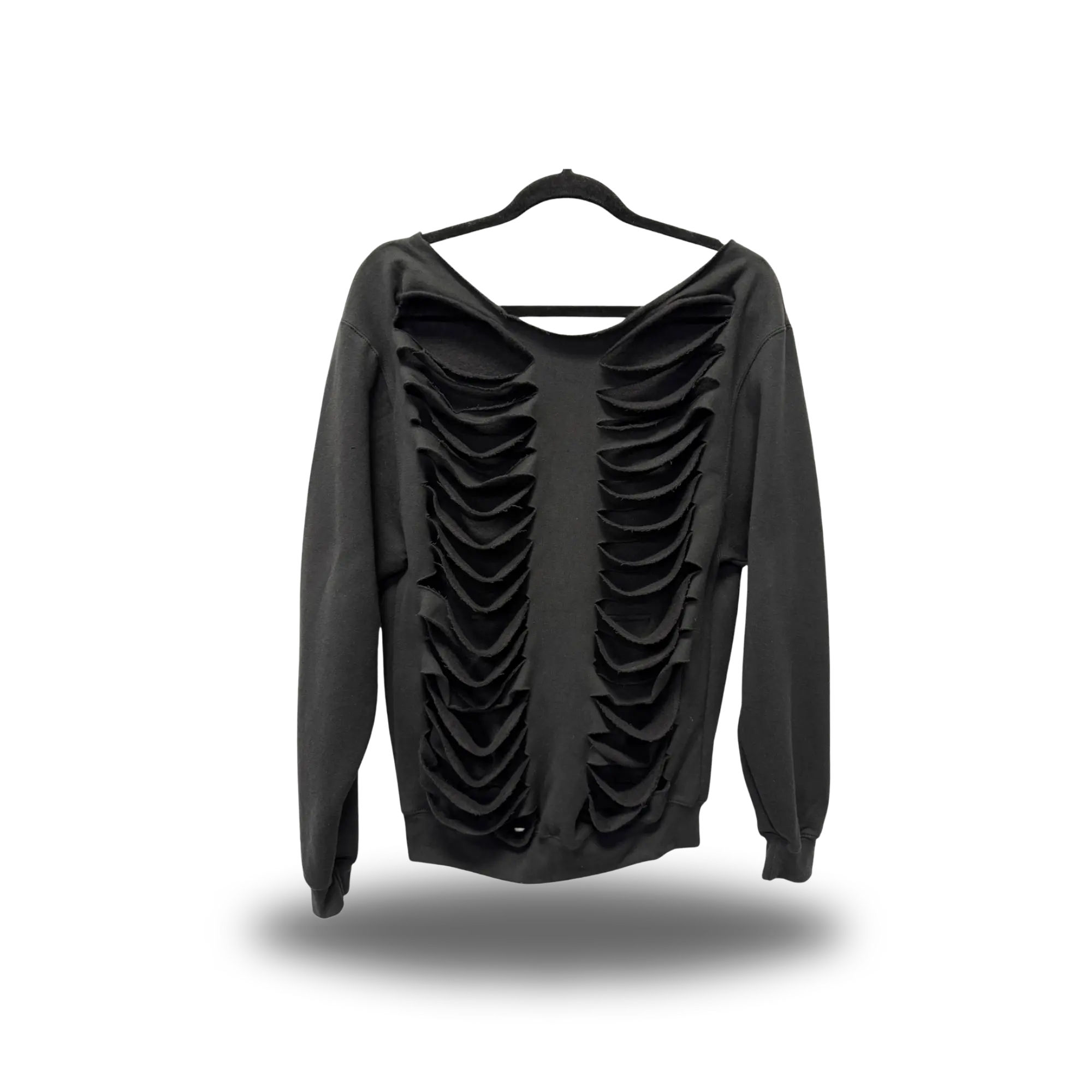 TheDriveClothing Road Rash Wideneck Sweater 1.0 – Y2K Streetwear Oversized Sweater, Grunge Biker Fashion, TikTok Viral Wide Neck Pullover, Urban Festival Outfit, Unisex Streetwear