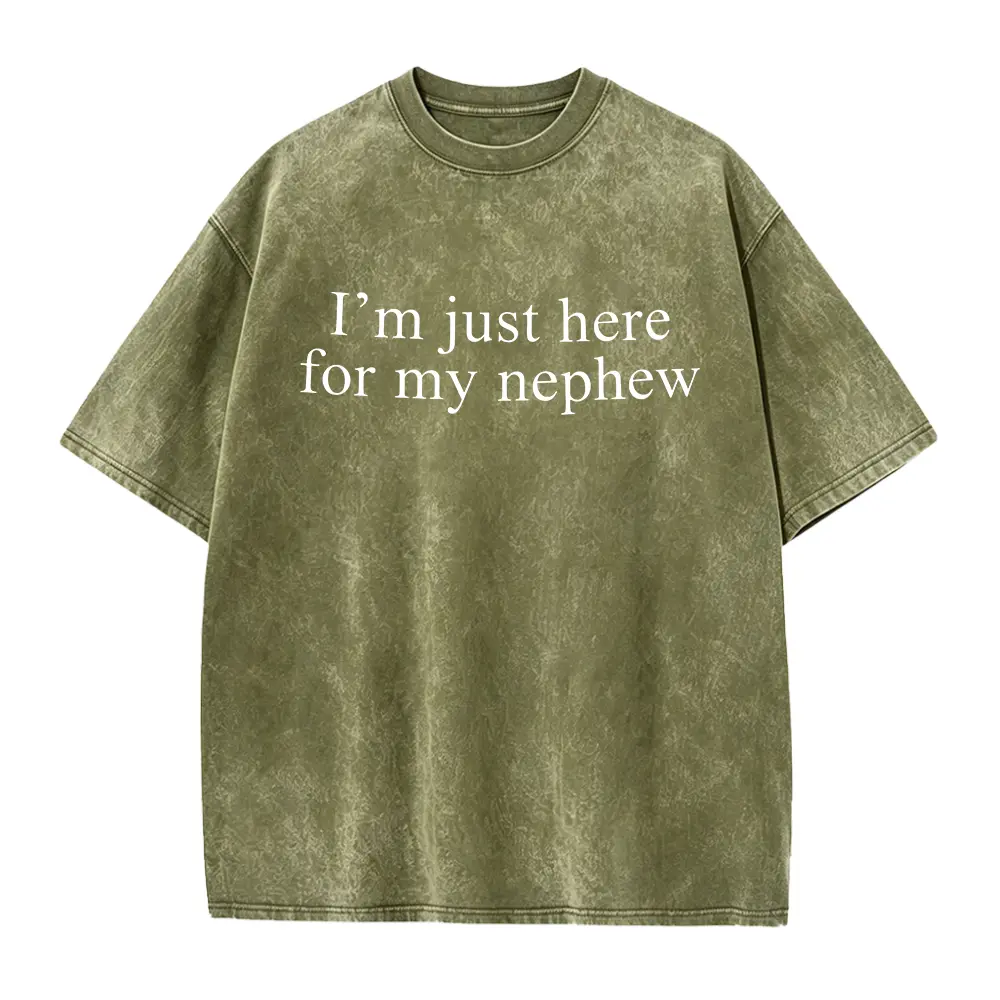 I’m Just Here for My Nephew Funny Shirt, Family Support Auntie Tee, Soccer Game T-Shirt, Gift for Aunt, Sports Mom Tee