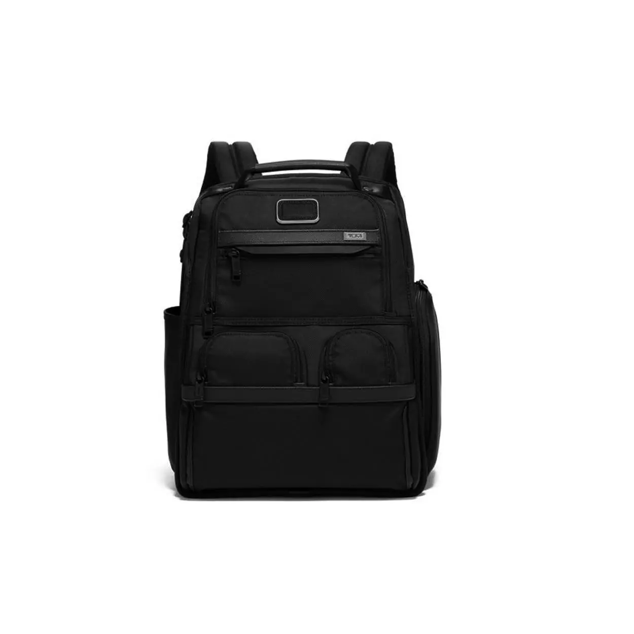 TUMI Alpha 3 Men's Nylon Commuter Backpack with Detachable Document Case, Black Pack, Casual Lightweight Laptop Compartment Backpack
