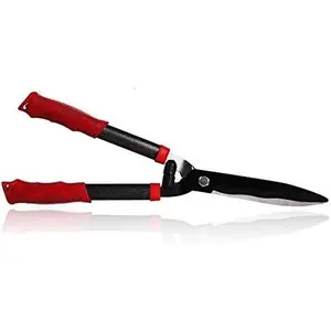 Garden Hedge Shears forTrimming Borders, Boxwood, and Bushes, Hedge Clippers & Shears with Comfort Grip Handles,21 Inch Carbon Steel Bush Cutter