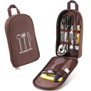 Outdoor cookware Portable storage bag Outdoor camping Kitchenware storage bag Tableware Picnic supplies Camping tool storage