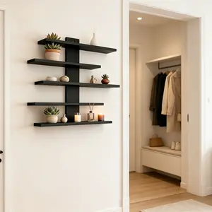 Wall-Mounted Multi-Layer Display Rack, No Drilling Vertical Space-Saving, Easy Installation Transparent Dust-Proof, Handheld Blind Box Organizer, Shelf Rack, Room Decor