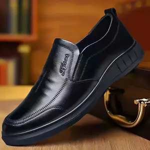 Men'S Formal Casual Business Shoes, Soft Sole, Slip-Resistant, Easy to Wear, Large Size, Easy Design