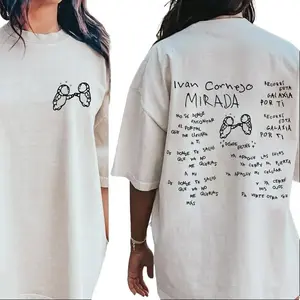 Ivan Cornejo Mirada Tour Hoodie Donde ests Shirt Vintage Graphic Tee - Soft Cotton Short Sleeve Shirt for Men & Women - Everyday Retro Style