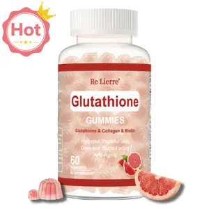 Glutathione Collagen Gummies, with Vitamin C Glutathione Supplement for Women, grapefruit Flavor, 60 Count