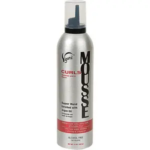 VIGOROL Silky Daily Haircare Mousse - Moisture-Boosting Foam Infused with Olive Oil and Argan Oil, 12 oz