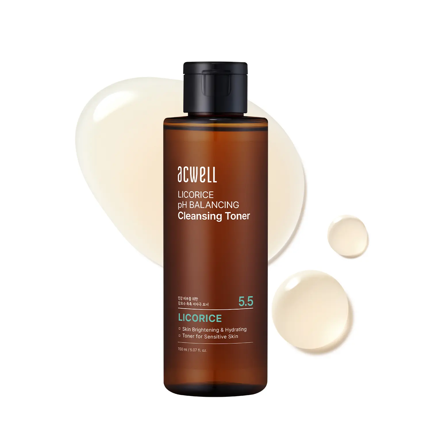 ACWELL Licorice pH Balancing Cleansing Toner 5.07 fl.oz./ 10.14 fl.oz
