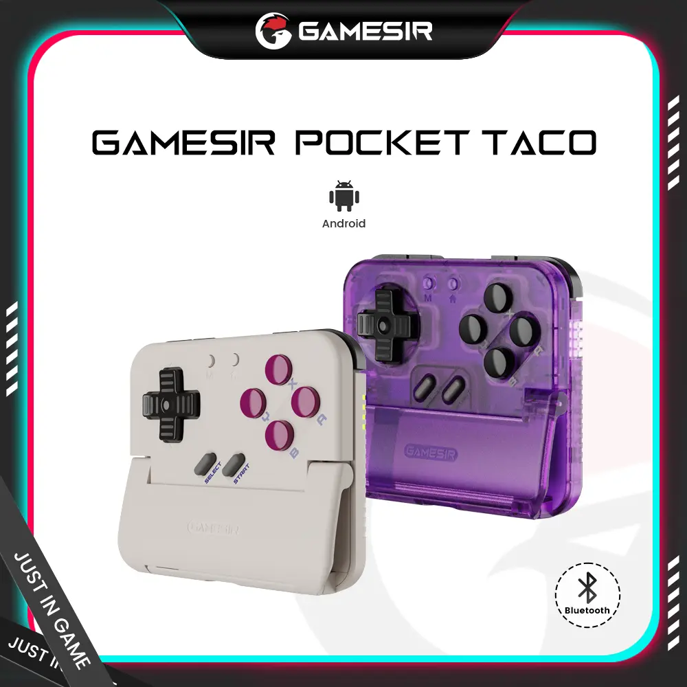 GameSir Pocket Taco - Bluetooth Mobile Gaming Controller, Perfect for Retro Scene